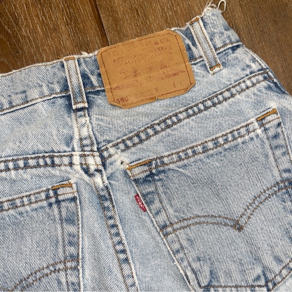 VINTAGE Levi's 550 Jeans Women’s 24 x 32 Long High Rise Y2K Tapered Mom Jean 90s - Picture 12 of 15